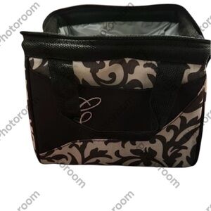 C large lunch box with handles and outside pocket
